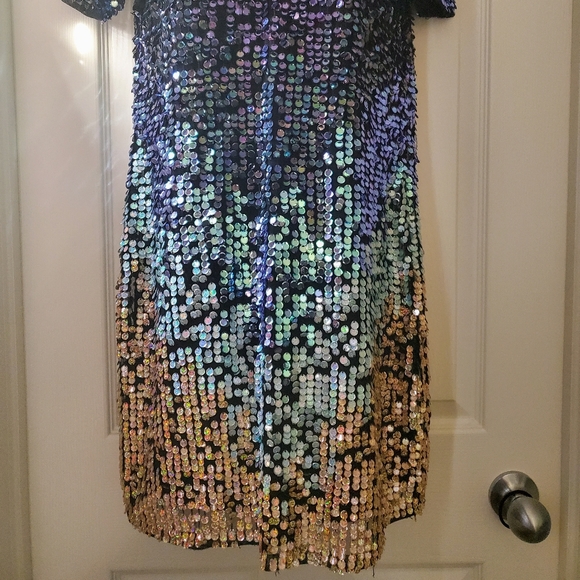 French Connection Cosmic Sequin Dress - Picture 3 of 3